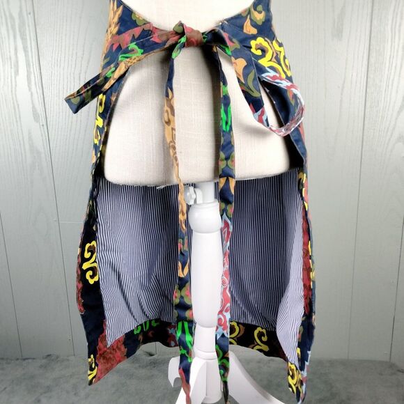 Gretchen Scott Apron Turkish Delight Womens Kitchen Long Adjustable Colorful - Picture 3 of 11